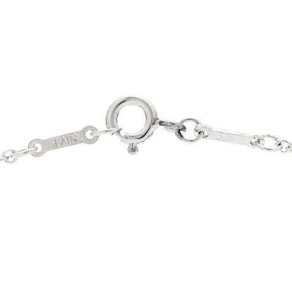 Tiffany Sterling Silver Elsa Peretti 3 Open Hearts Necklace 5 of 5