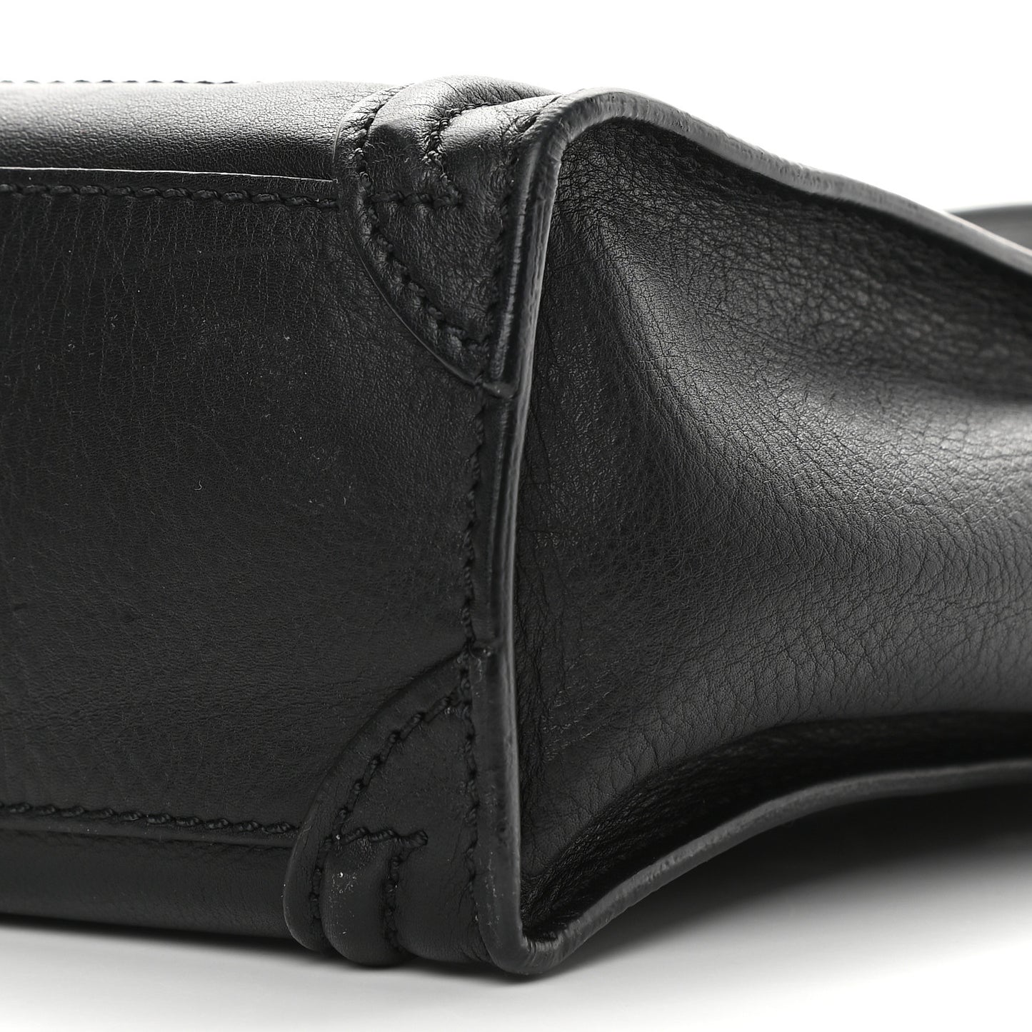 Smooth Calfskin Nano Luggage Black