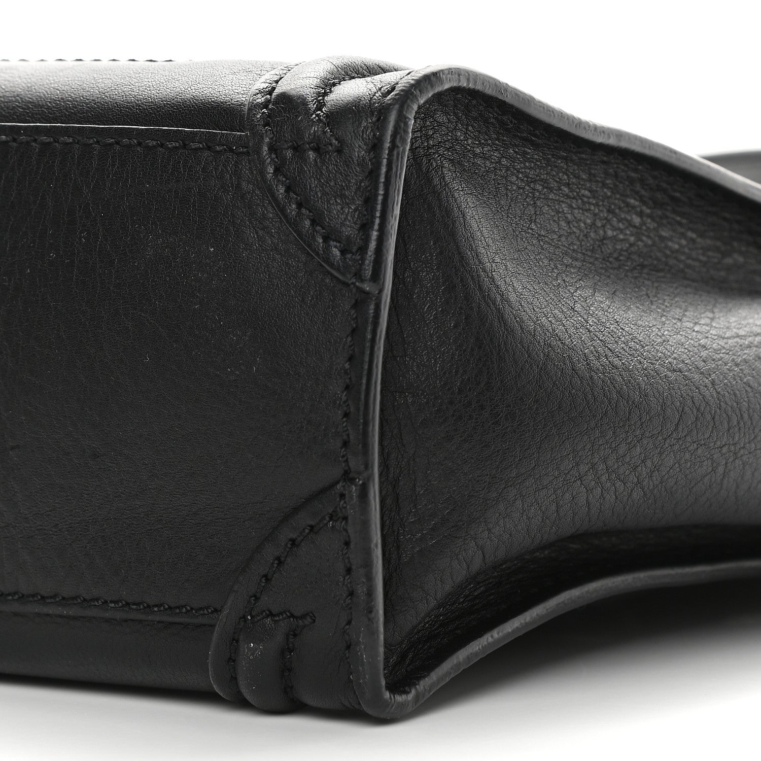 Celine Smooth Calfskin Nano Luggage Black 8 of 10
