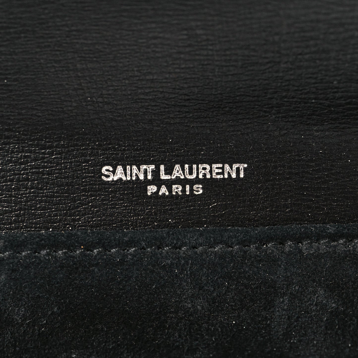 Smooth Calfskin Suede Medium Bellechasse Black