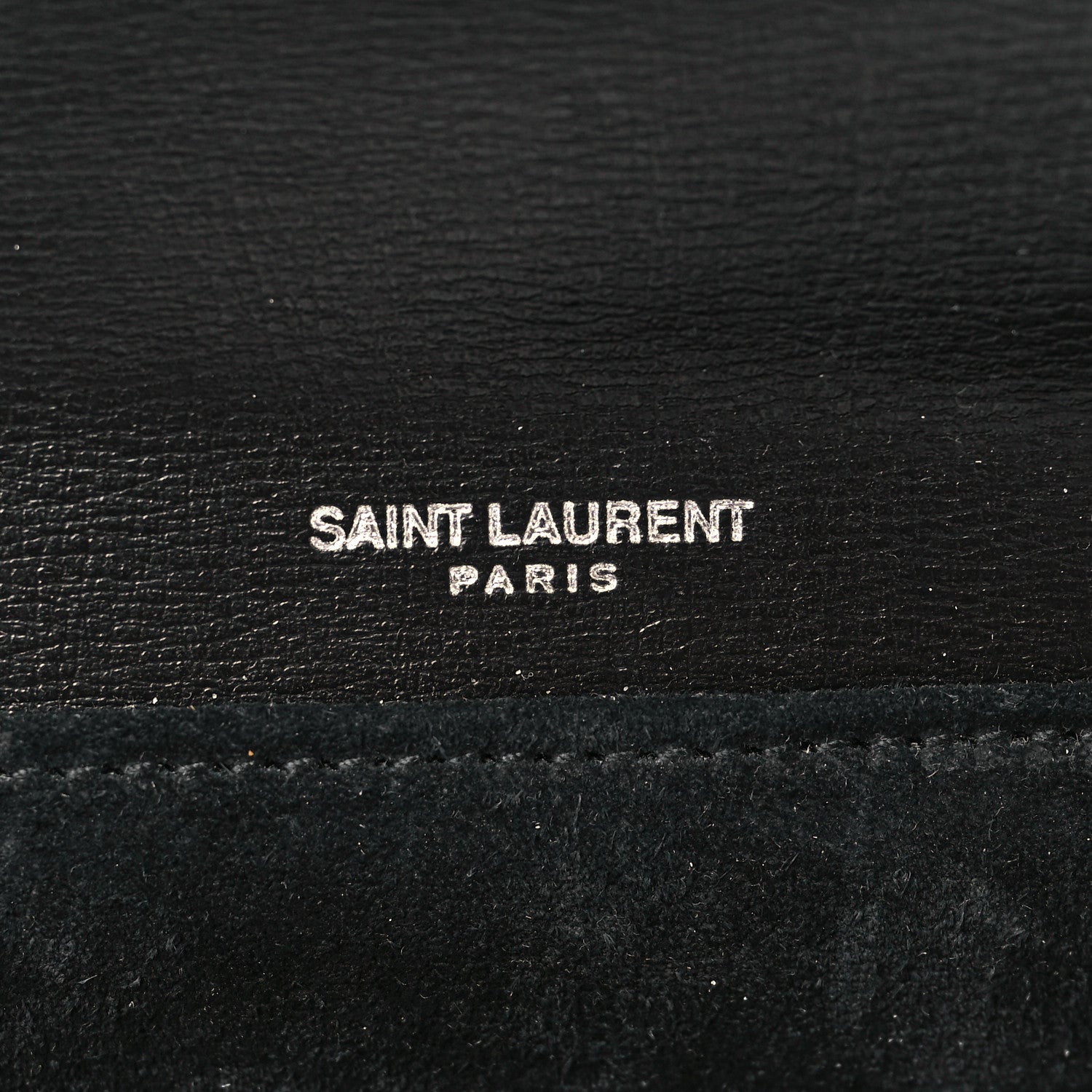 Saint Laurent Smooth Calfskin Suede Medium Bellechasse Black 6 of 11
