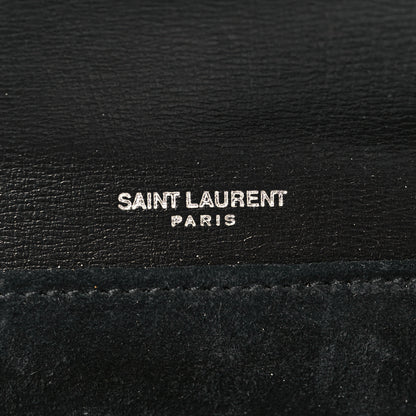 Saint Laurent Smooth Calfskin Suede Medium Bellechasse Black 6 of 11