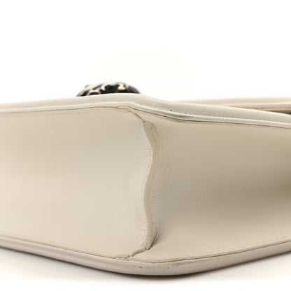 Bulgari Nappa Serpenti Forever Chain Diamond Blast Shoulder Bag Ivory Gold 9 of 9