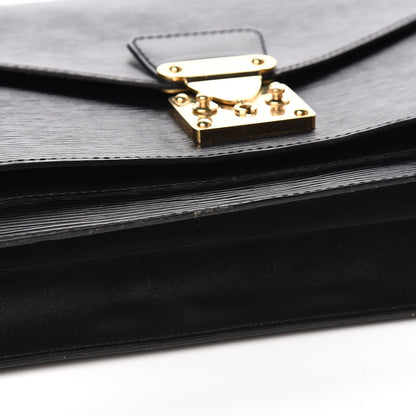 Louis Vuitton Epi Monceau Black 9 of 10