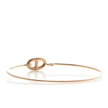 Hermes 18K Rose Gold PM Ronde Chaine d'Ancre Bracelet SH 3 of 6