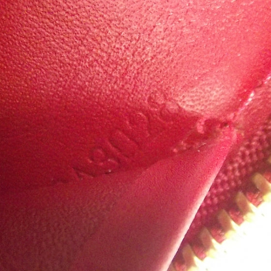 Louis Vuitton Vernis Zippy Wallet Pomme D'Amour 8 of 9