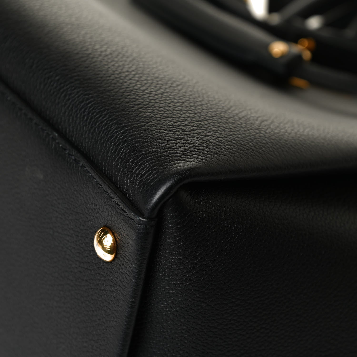 Louis Vuitton Calfskin Lockmeto Black 10 of 13
