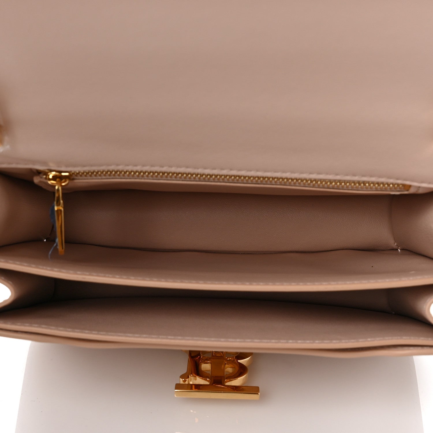 Burberry Calfskin Small TB Bag Rose Beige 5 of 10