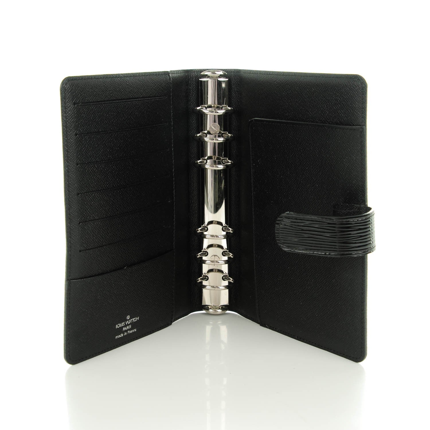 Louis Vuitton Electric Epi Medium Ring Agenda Black 5 of 7