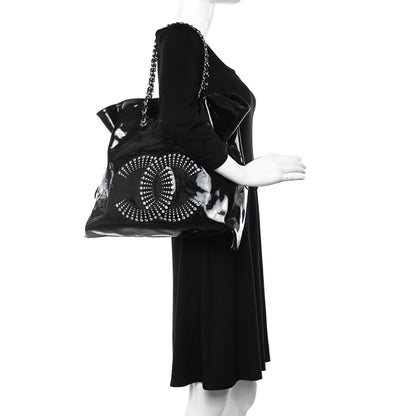 Chanel Patent Crystal Strass Bonbons Tote Black 2 of 14