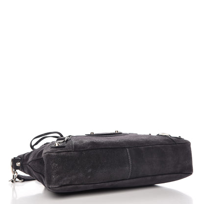 Balenciaga Craquele Calfskin First Bleu Obscur 4 of 15