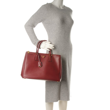 Prada Saffiano Large Galleria Double Zip Tote Cherry 2 of 9
