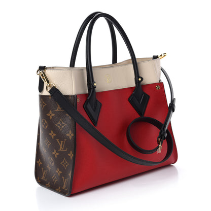 Louis Vuitton Calfskin Monogram On My Side Pirate Red 4 of 10
