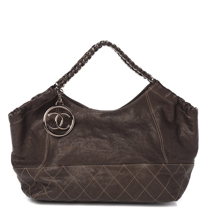 Chanel Metallic Calfskin Baby Coco Cabas Bronze 1 of 9