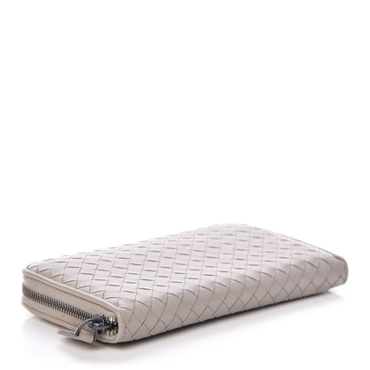 Bottega Veneta Nappa Intrecciato Zip Around Wallet Fume 4 of 6