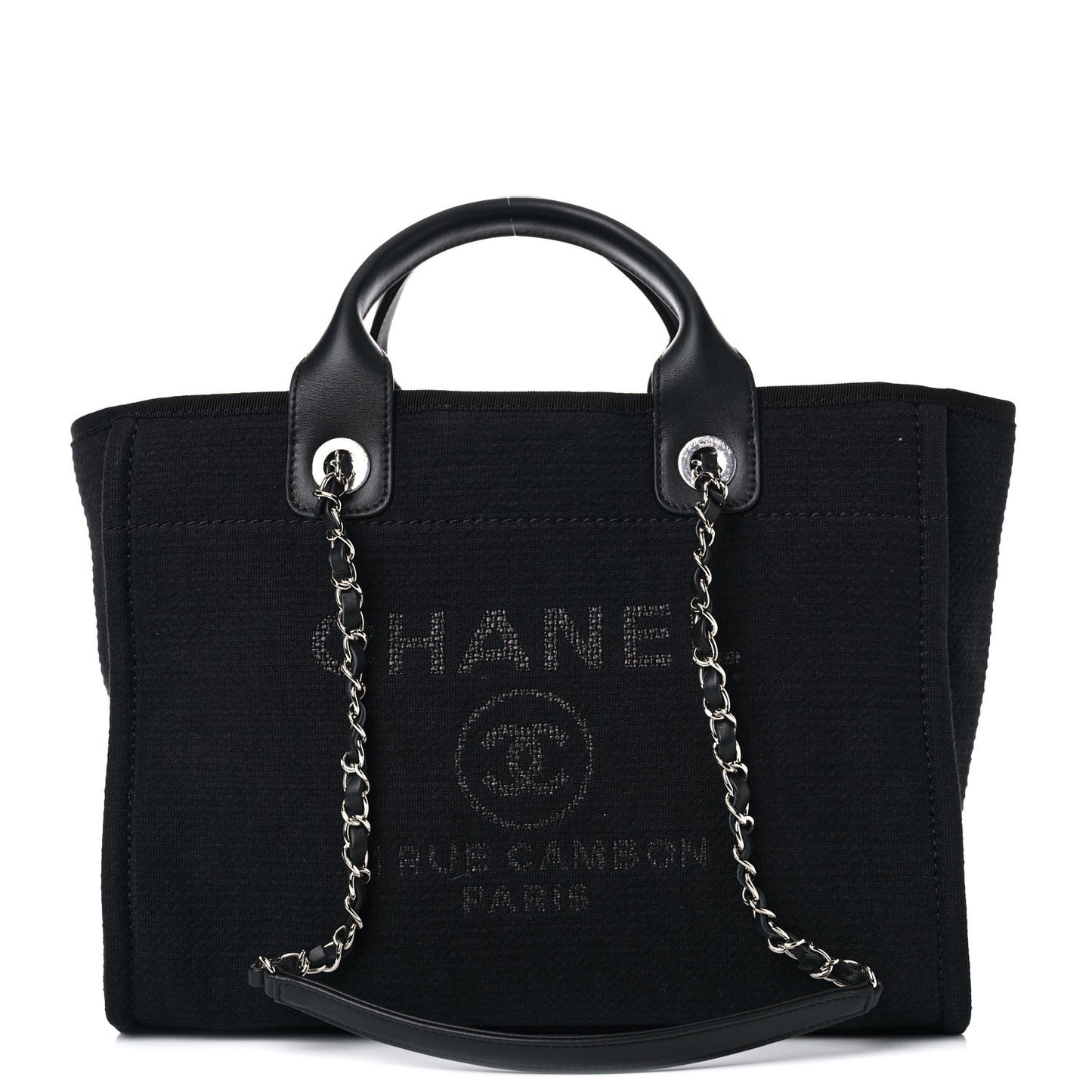 Mixed Fibers Small Deauville Tote Black