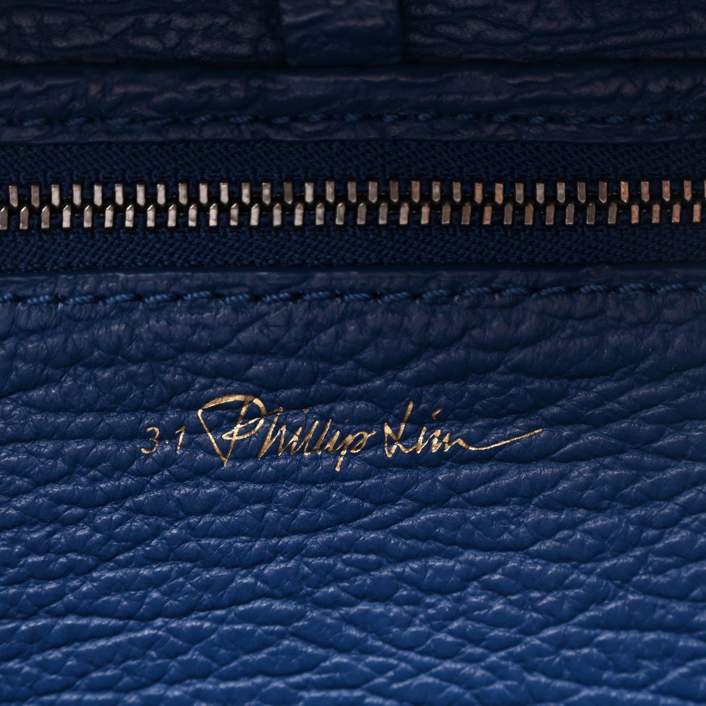 Textured Calfskin Pashli Backpack Cobalt