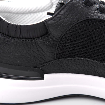 Chanel Calfskin Mesh Lycra Suede Womens Logo Sneakers 40.5 Black 13 of 13