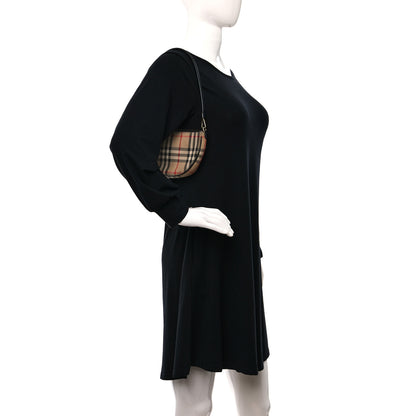 Burberry Vintage Check Calfskin Olympia Pouch Archive Beige 2 of 10