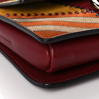 Chloe Suede Patchwork Small Faye Shoulder Bag Multicolor 5 of 10