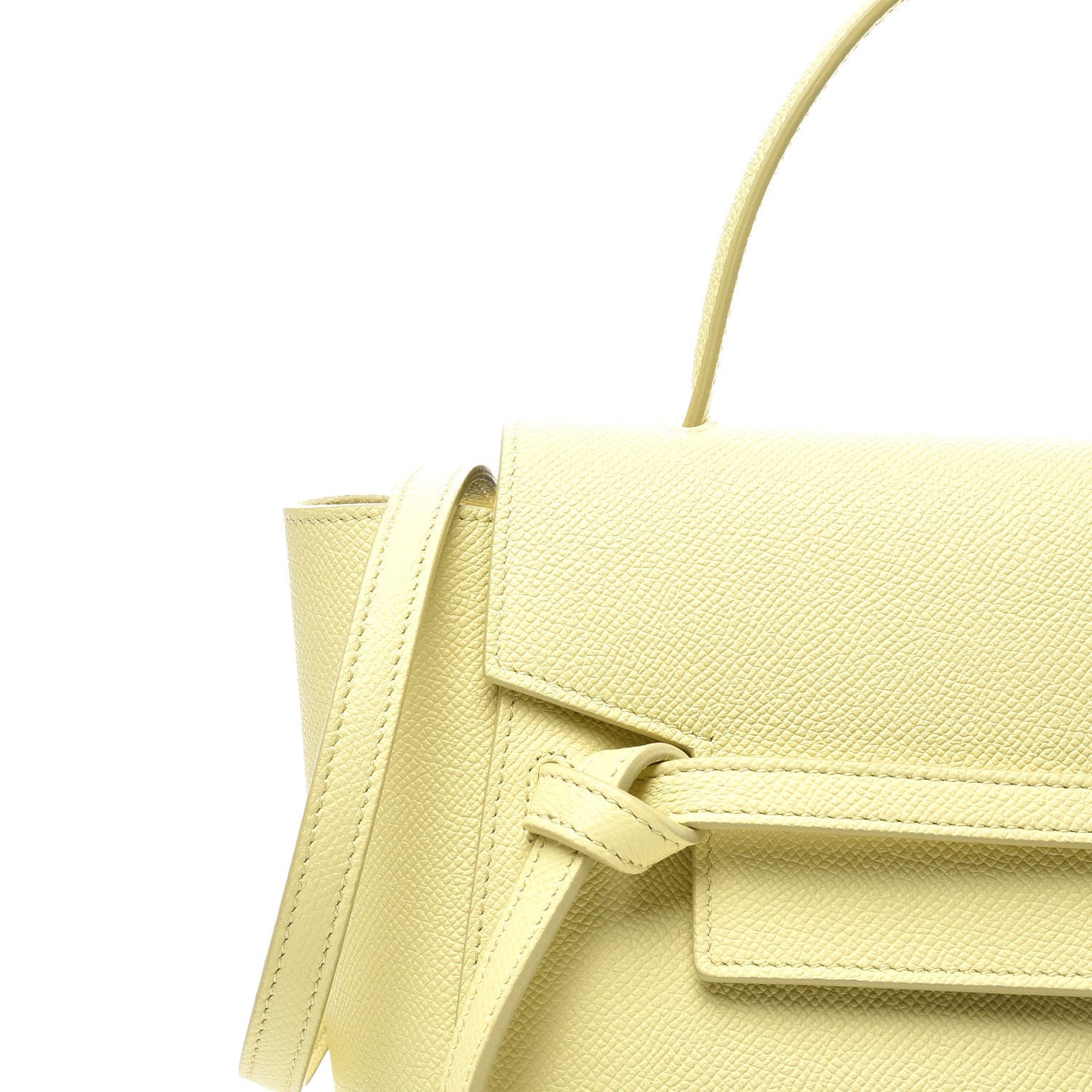 Grained Calfskin Nano Belt Bag Citrus