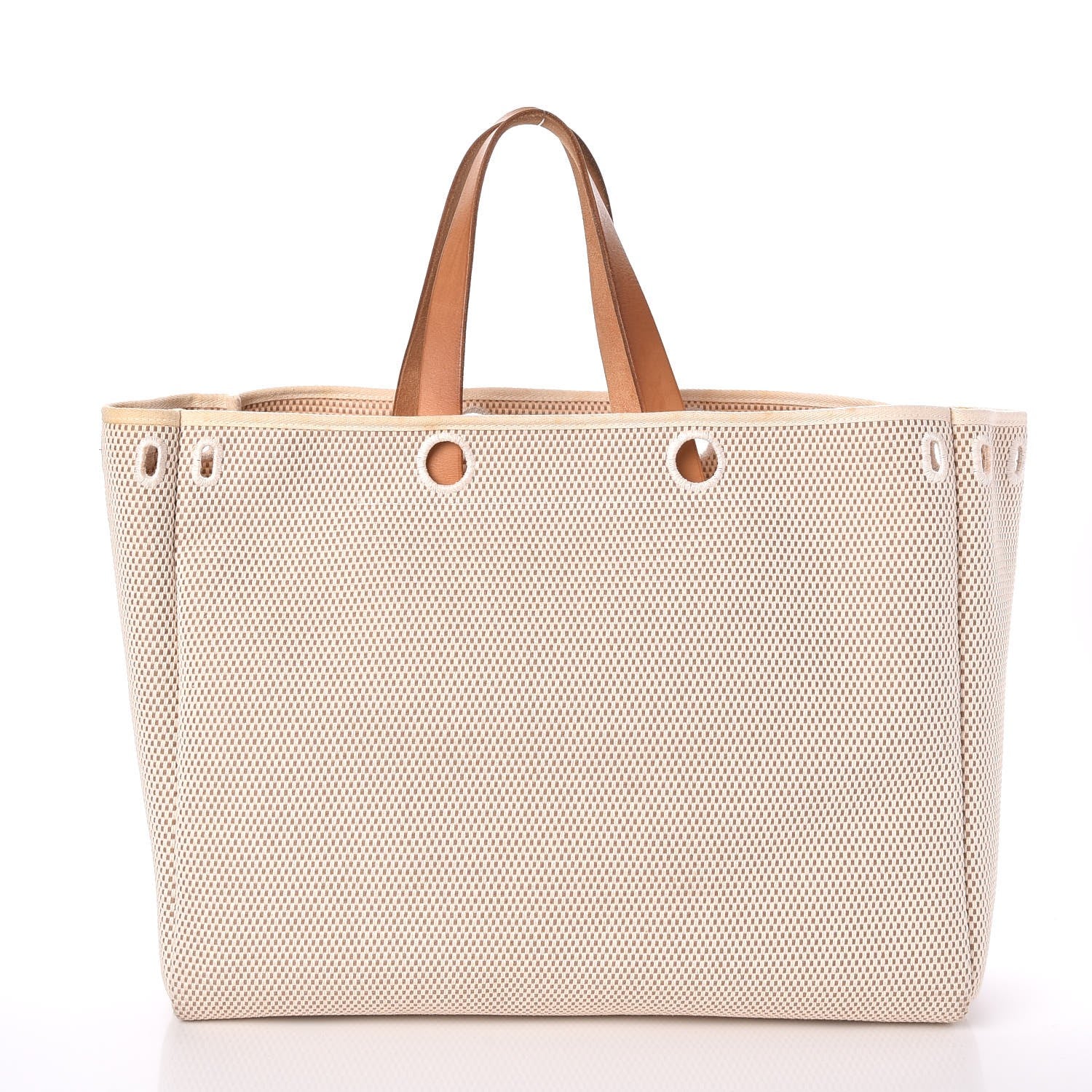 Hermes Toile Herbag Cabas Sand 5 of 11