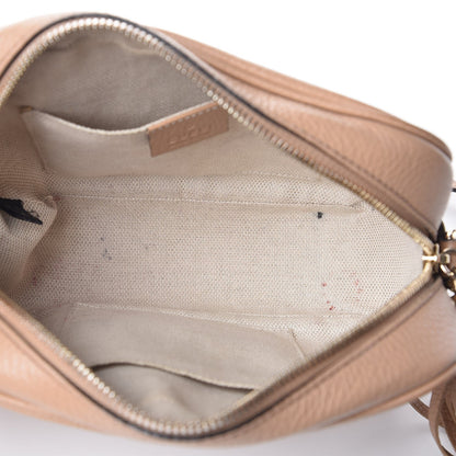 Gucci Pebbled Calfskin Small Soho Disco Bag Rose Beige 5 of 18