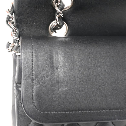 Chanel Lambskin Quilted Medium Double Flap Black 11 of 16