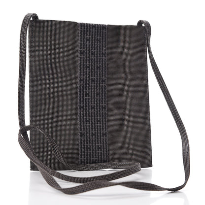 Hermes Canvas Herline Pochette Grey 3 of 9