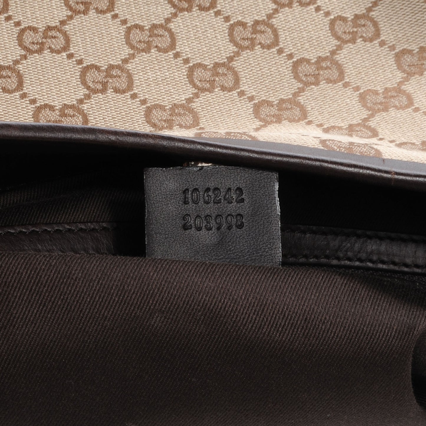 Monogram Large Shoulder Bag Ebony