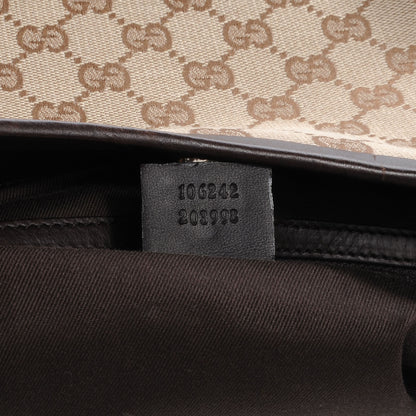 Gucci Monogram Large Shoulder Bag Ebony 6 of 8