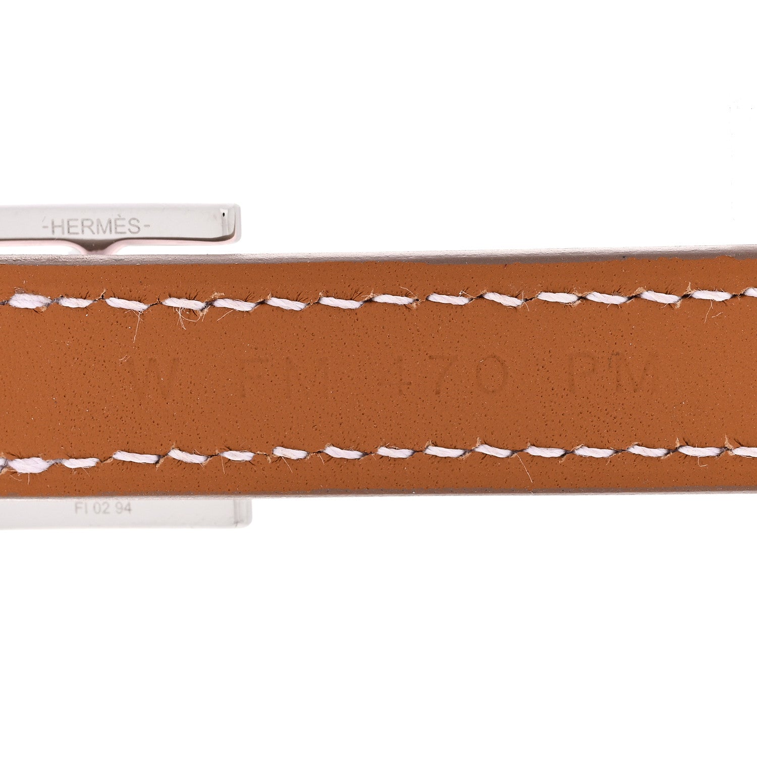 Hermes Swift 42mm Apple Watch Double Tour Hapi Band Mauve Pale 3 of 6