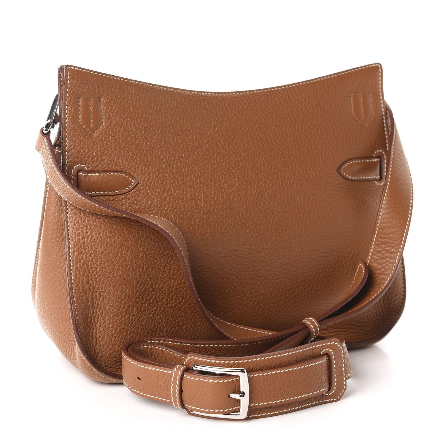 Hermes Taurillon Clemence Jypsiere 28 Gold 3 of 13