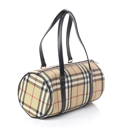Burberry House Check Barrel Bag Black 3 of 9