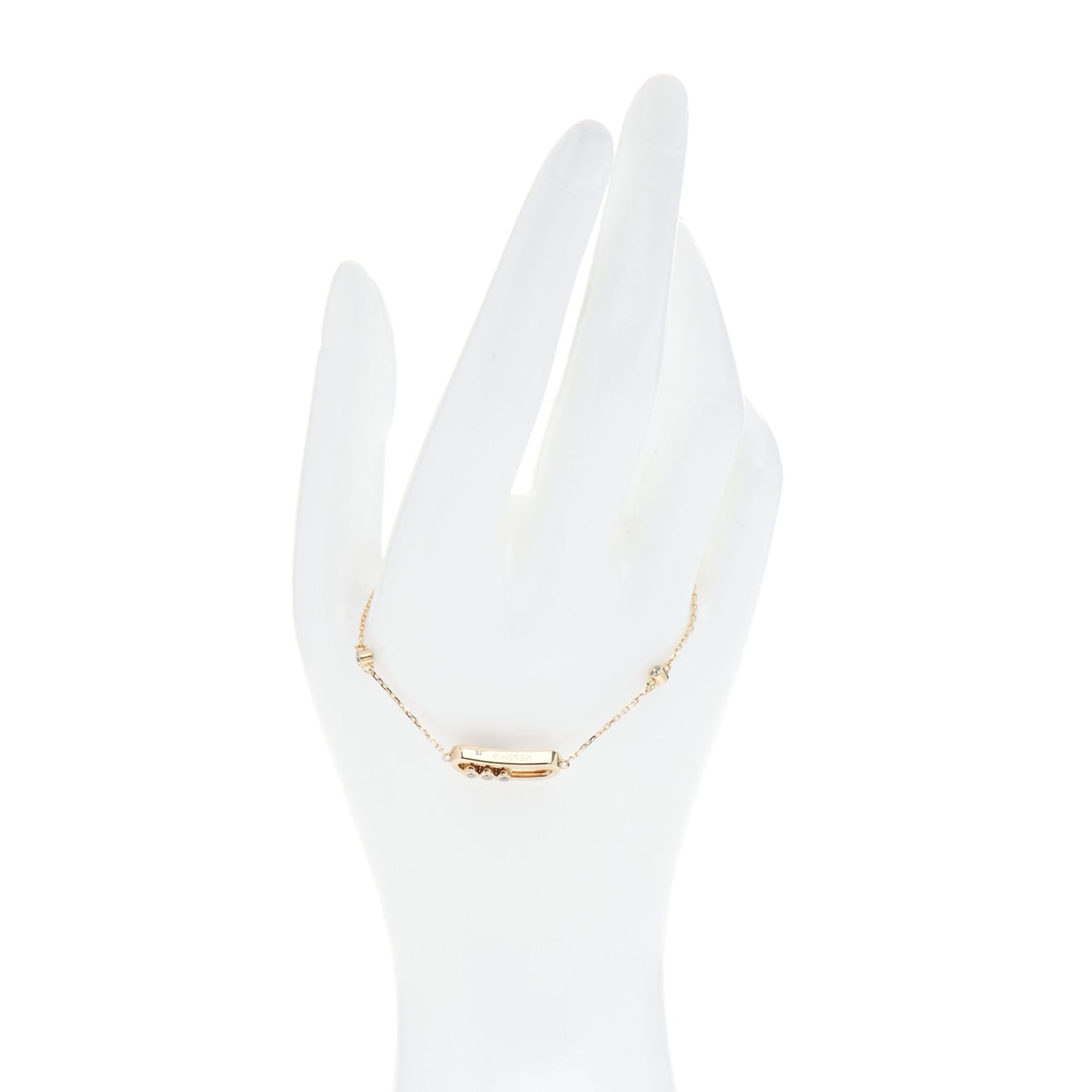 18K Yellow Gold Diamond Baby Move Bracelet