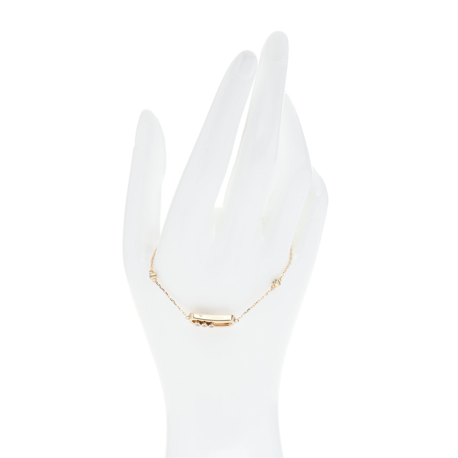 Messika 18K Yellow Gold Diamond Baby Move Bracelet 2 of 4