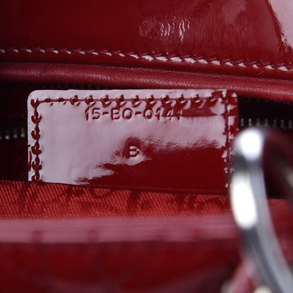 Christian Dior Patent Cannage Large Lady Dior Red 8 of 8