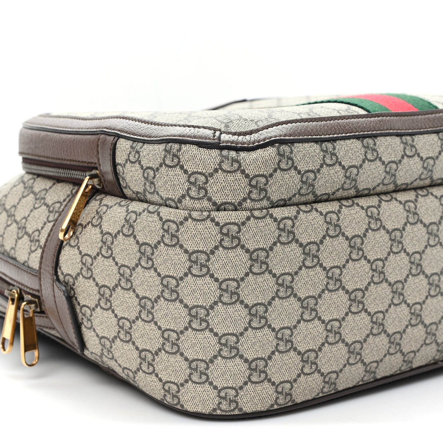 Gucci GG Supreme Monogram Medium Ophidia Day Backpack Brown Brown 9 of 11
