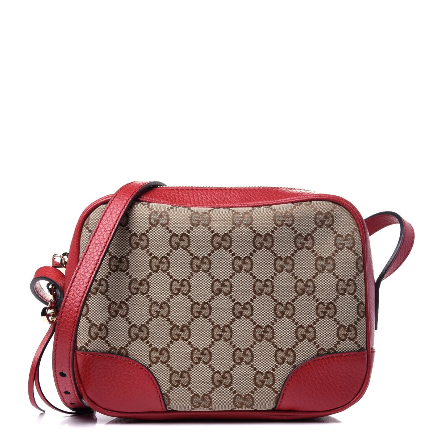 Monogram Mini Bree Messenger Bag Red