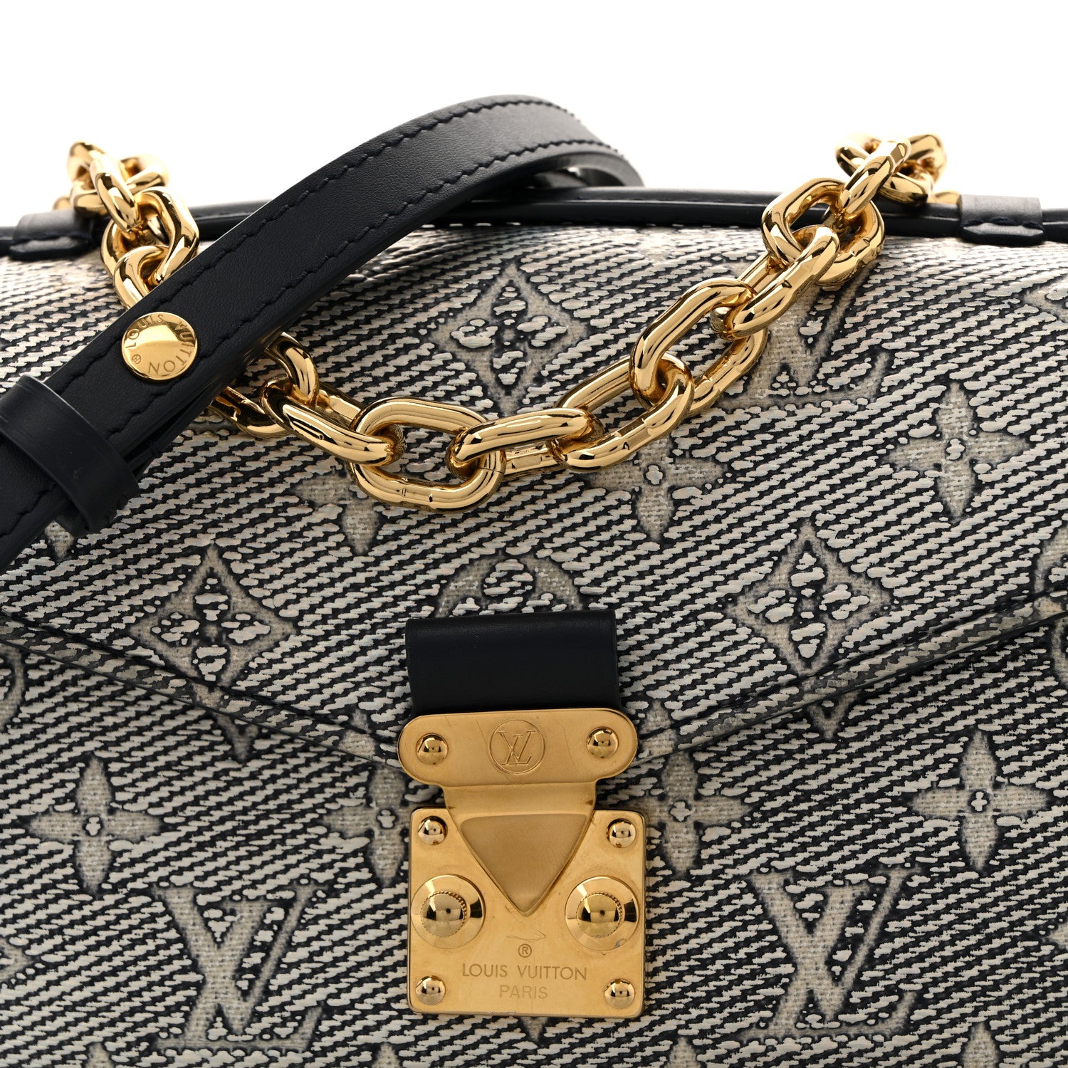 Louis Vuitton Monoglam Pochette Metis East West Blue 12 of 23