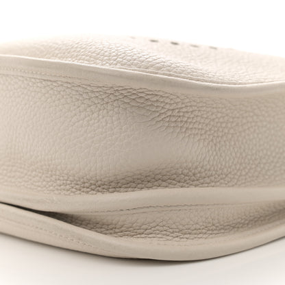 Hermes Taurillon Clemence Amazone Evelyne III PM Craie 10 of 13