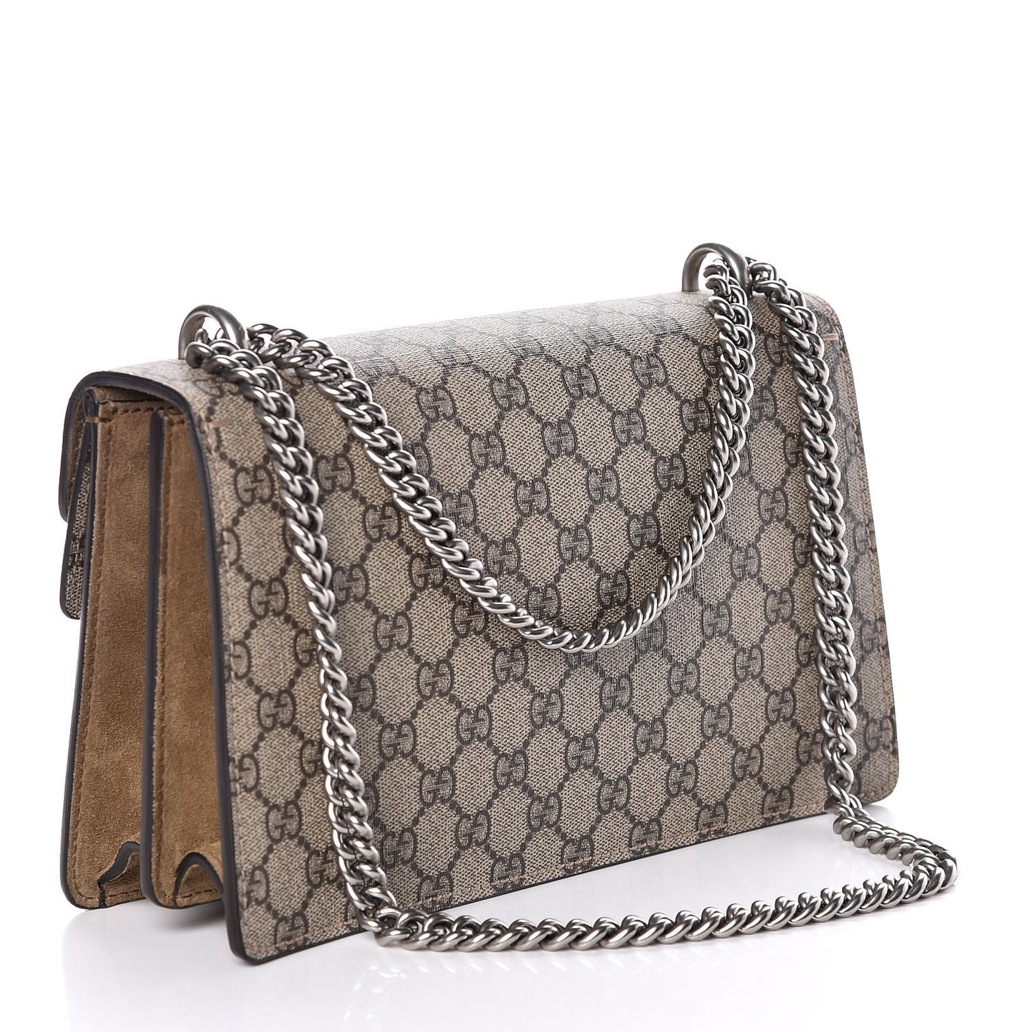 GG Supreme Monogram Small Dionysus Shoulder Bag Taupe