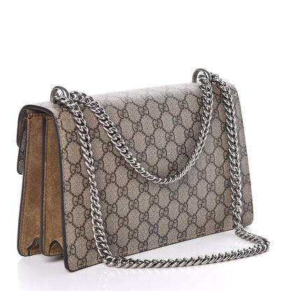 Gucci GG Supreme Monogram Small Dionysus Shoulder Bag Taupe 3 of 9