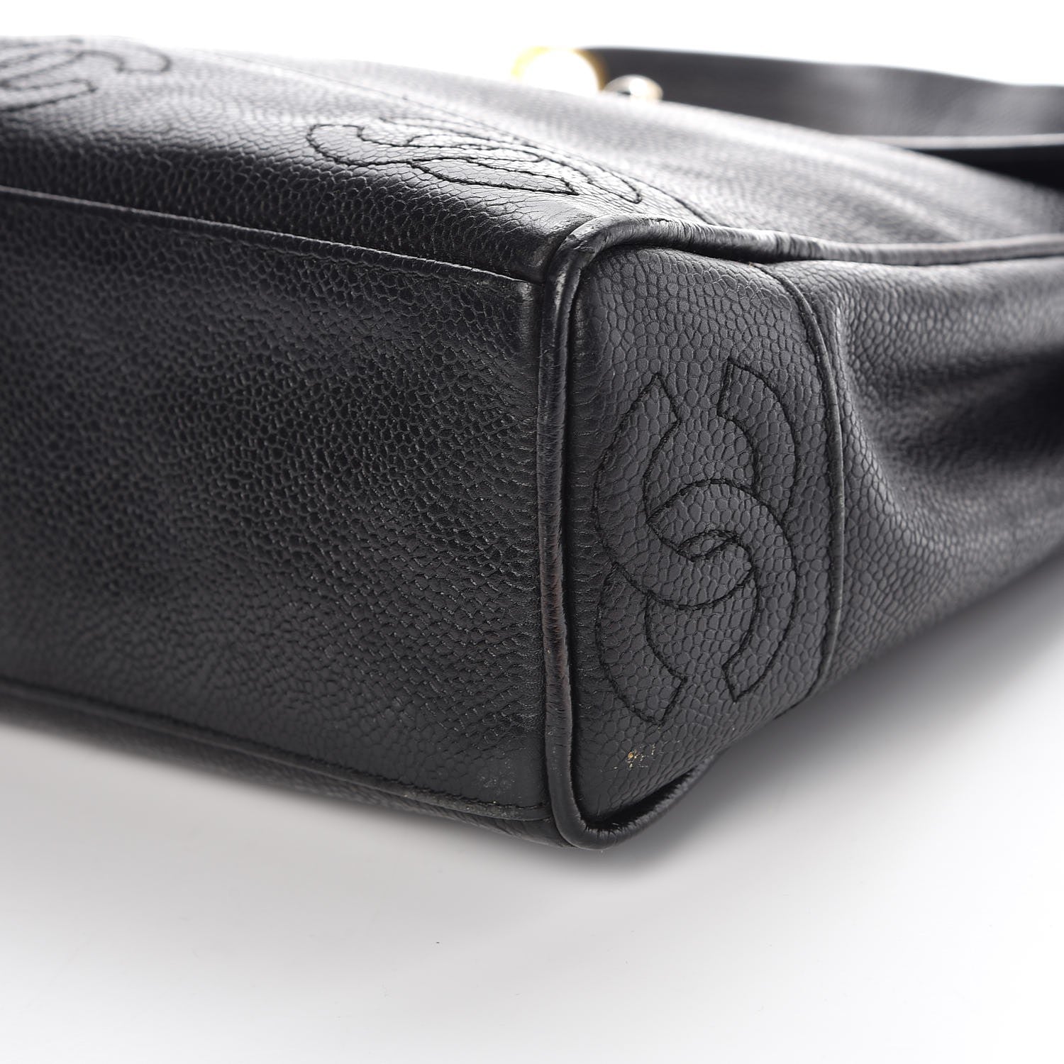 Chanel Caviar CC Shoulder Bag Black 15 of 15