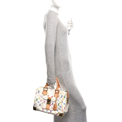Louis Vuitton Monogram Multicolor Speedy 30 White 2 of 9