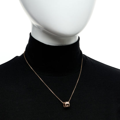 Van Cleef & Arpels 18K Rose Gold Diamond Small Perlee Clovers Pendant Necklace 2 of 5