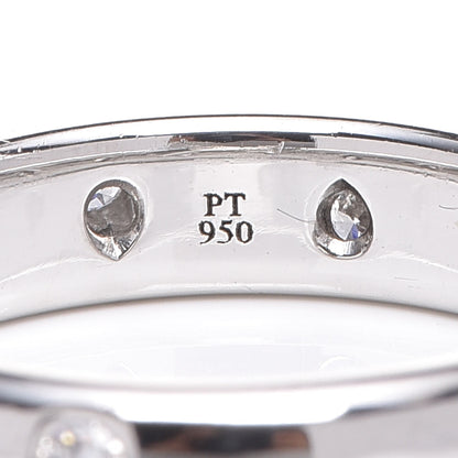 Tiffany Platinum Diamond 4mm Etoile Band Ring 53 6.25 5 of 6