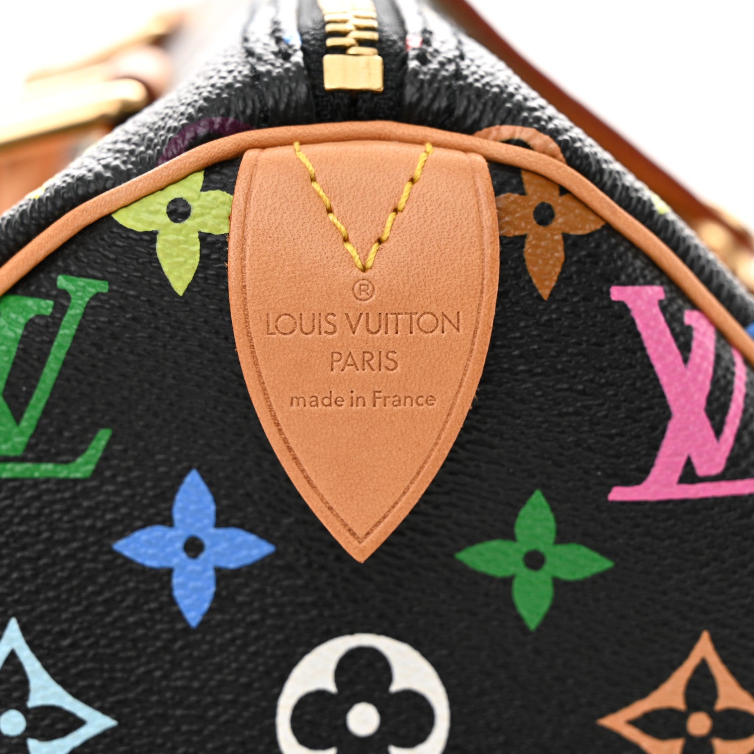 Louis Vuitton Monogram Multicolor Speedy 30 Black 6 of 9
