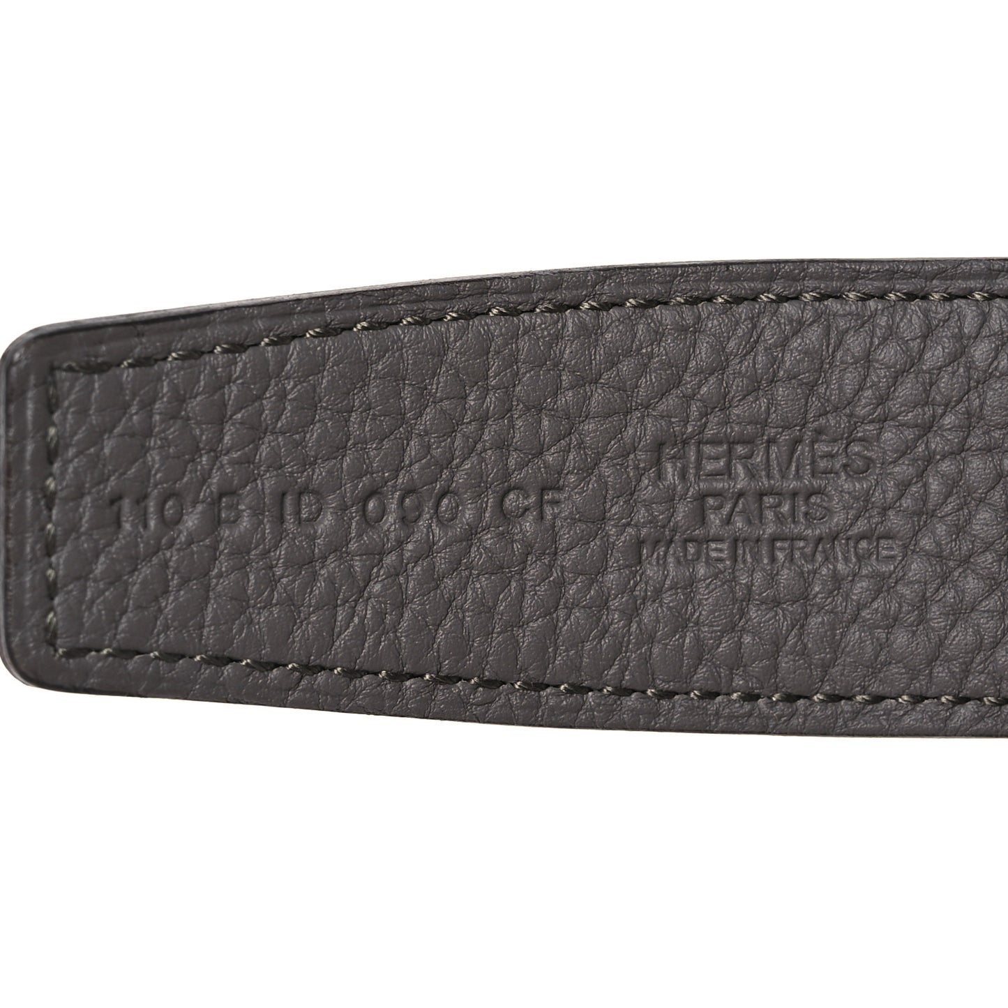 Box Togo 32mm Guilloche H Belt 110 Black Etain