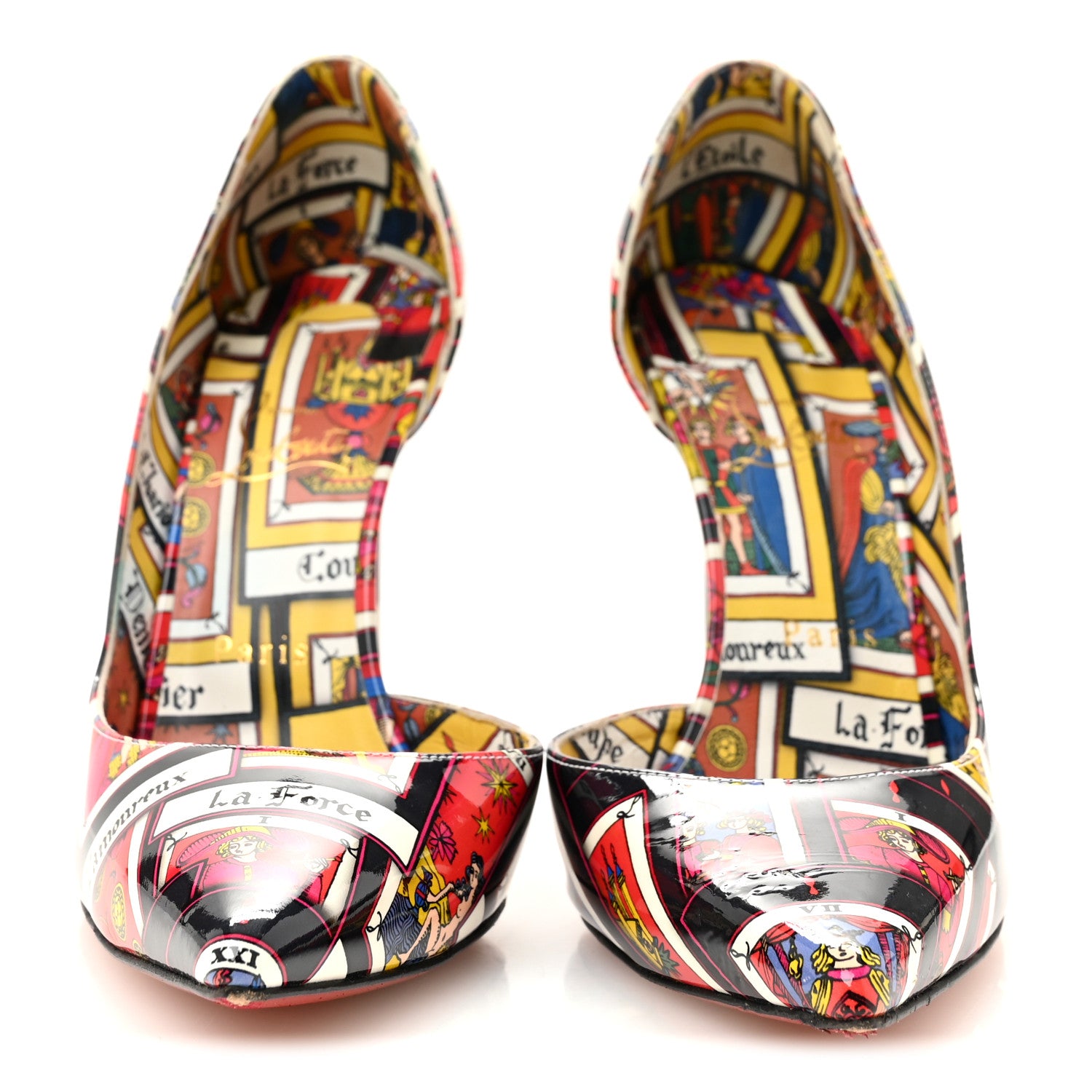 Christian Louboutin Patent Tarot Iriza 100 Pumps 40 Multicolor 3 of 8